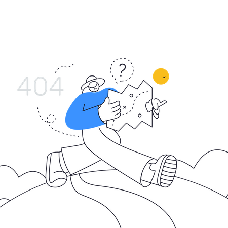 Verbindung aufgrund von Fehler 404 verloren  Illustration