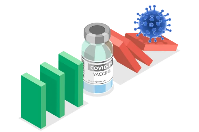 Ausbreitung des Coronavirus verhindern  Illustration
