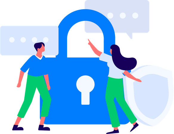 Comprobar la seguridad del sistema  Ilustración