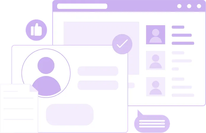 Verified Business Profile  Illustration
