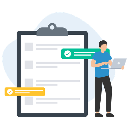Verified Checklist  Illustration