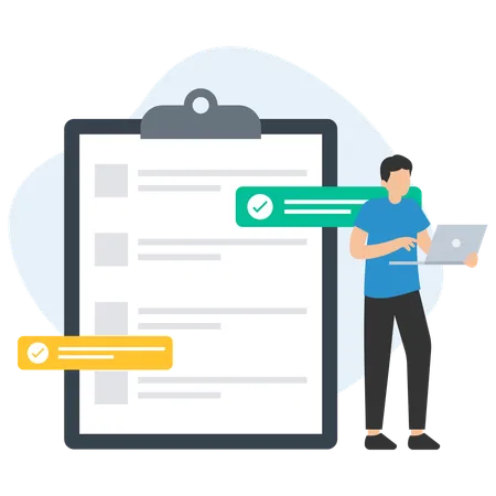 Verified Checklist  Illustration