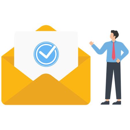 Verified Email  Illustration