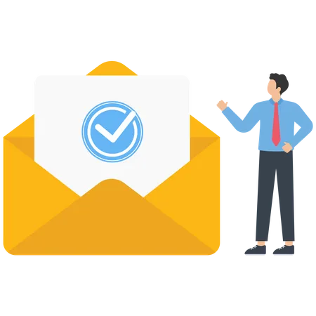 Verified Email  Illustration