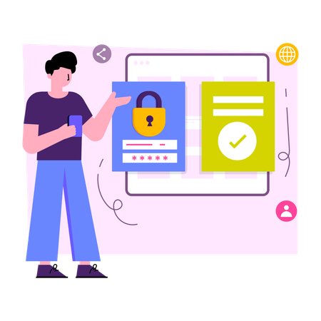 Verified Password  Illustration