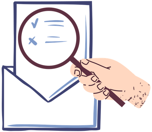 Vérifier la liste des choses à faire  Illustration