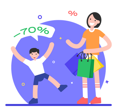 Verkaufsangebot  Illustration