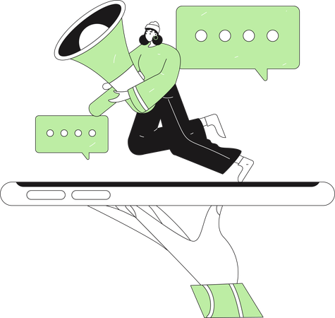 Verkaufsanzeige  Illustration