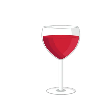 Verre de vin  Illustration