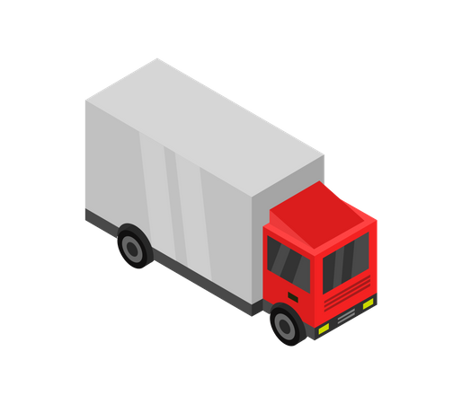 Versand-LKW  Illustration