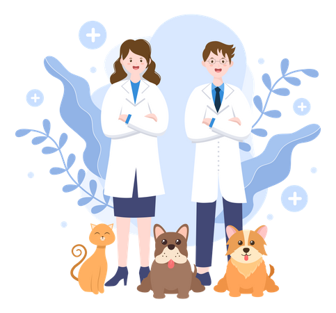 Veterinär Klinik  Illustration