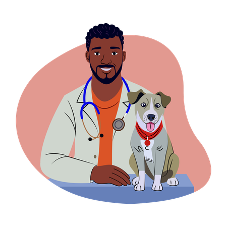 Veterinarian  Illustration