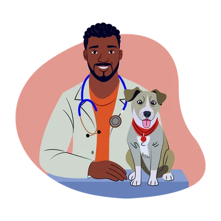 Veterinarian  Illustration