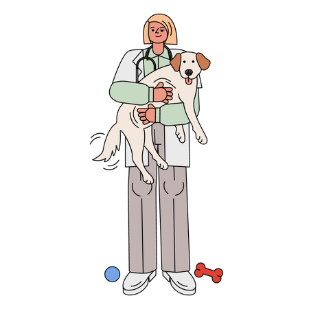 Veterinarian  Illustration