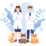 illustration for veterinary doctor