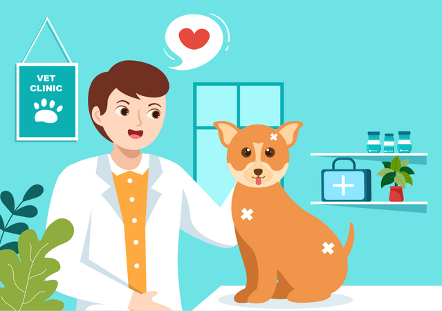 Veterinary Clinic Illustration
