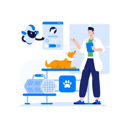 Veterinary Clinic  Illustration