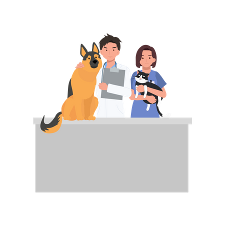 Veterinary Clinic  Illustration