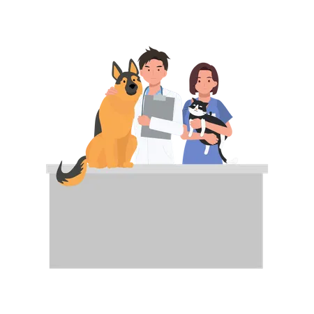 Veterinary Clinic  Illustration