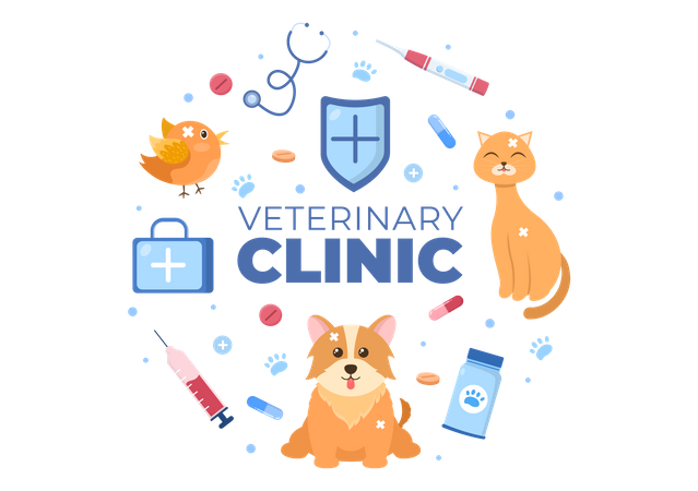 Veterinary Clinic  Illustration
