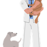 illustrations of veterinary doctor