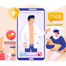 illustrations of veterinary doctor