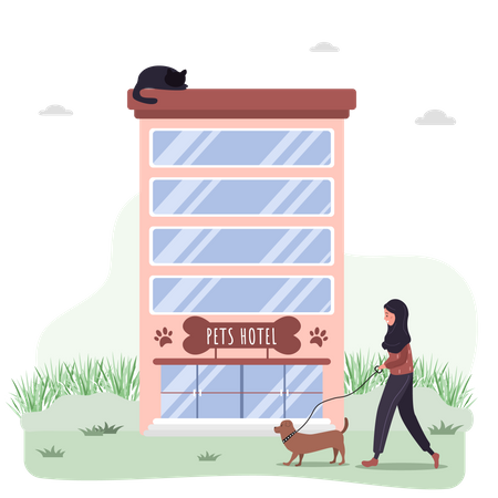 Veterinary hospital services  Illustration