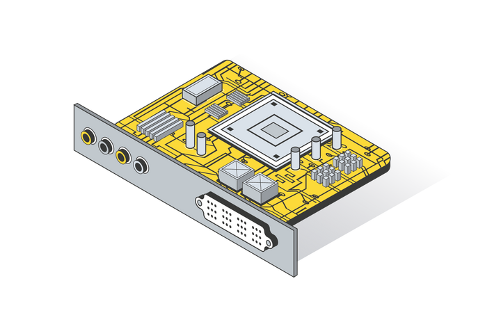 Vga Card  Illustration