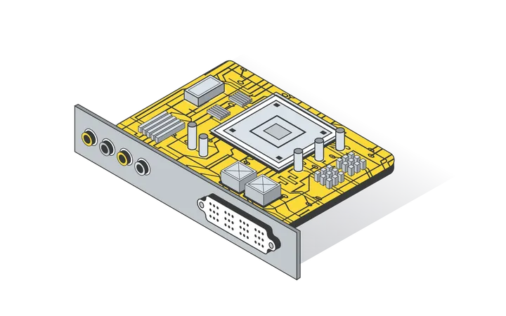 Vga Card  Illustration