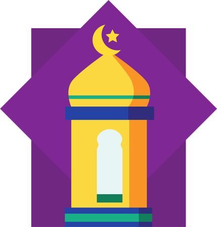 Vibrant Ramadan Lanterns  Illustration