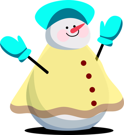 Vibrant Winter Pal  Illustration