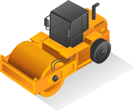 Vibro roller  Illustration