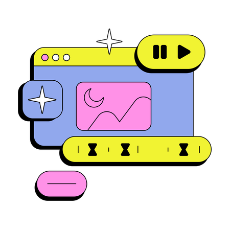 Video After effects  Illustration