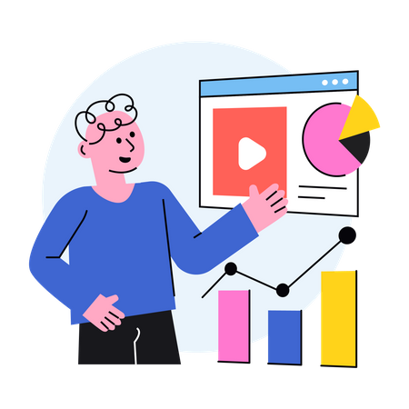 Video Analytics  イラスト