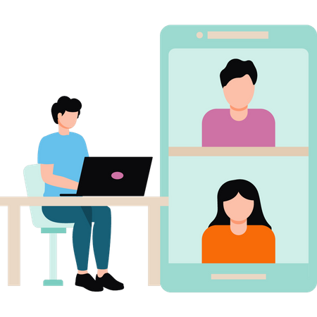 Video call  Illustration