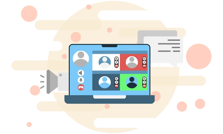 Video call  Illustration