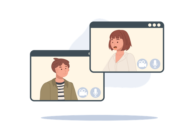 Video call  Illustration