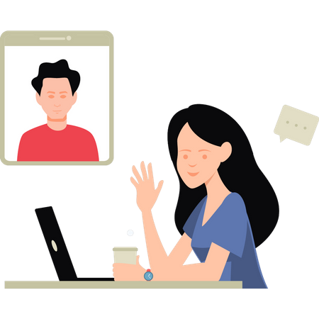 Video call  Illustration