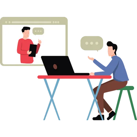 Video call  Illustration