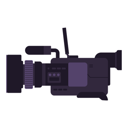 Video camera  Illustration