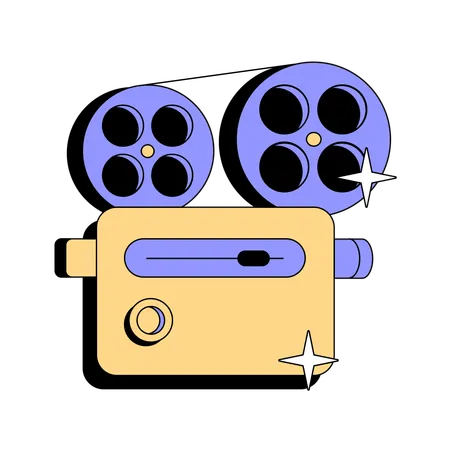 Video Cinema  Illustration