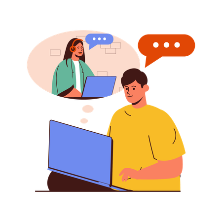 Video conference  Illustration