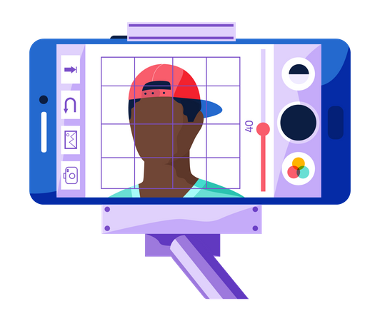 Video editing application  Illustration