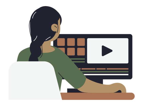 Video Editor  Illustration