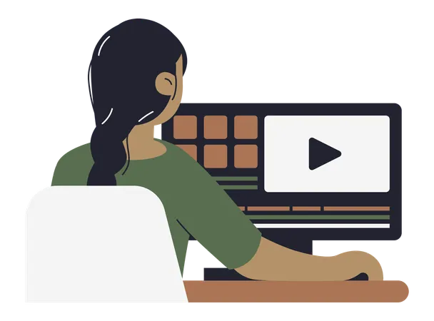 Video Editor  Illustration