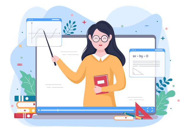 Video Education  イラスト