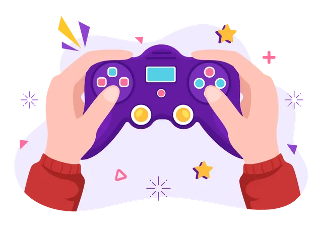 Video game controller  Illustration