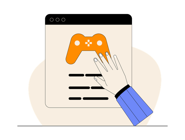 Video game development  Illustration