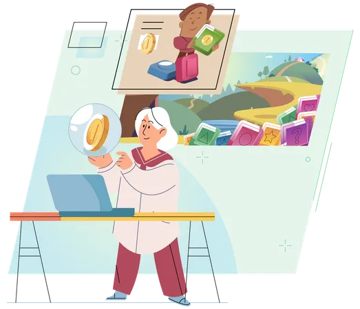Video games allow users to receive or collect cryptocurrencies and NFTs  Illustration