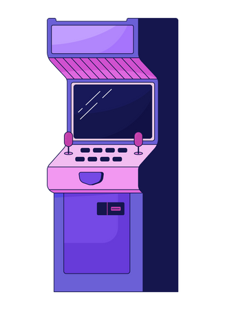 Video gaming machine  Illustration